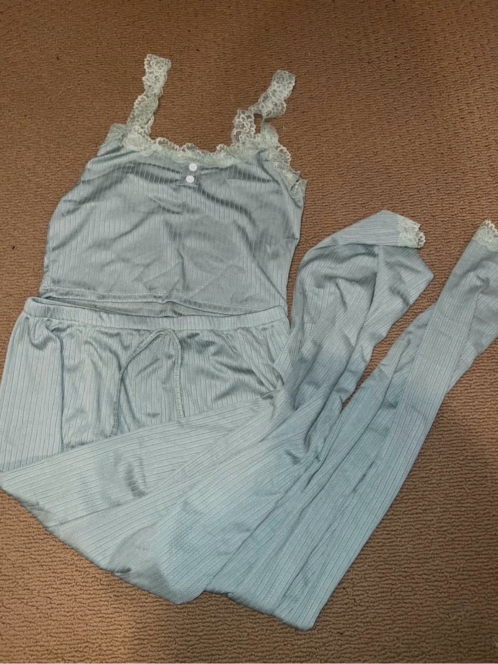 Sage green matching PJ sets